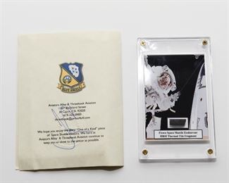S10  HRSI Thermal TIle Fragment Flown Space Shuttle Endeavour  	$47.95