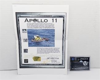 S21  Apollo 11 Columbia Command Module KAPTON FOIL #1	$47.95