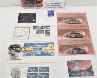 S33  Lot of Assorted Space Stamps	$34.95