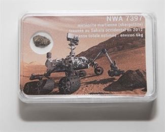 S49  NWA 7397 Martian Shergottite 2012    .13g	$74.95