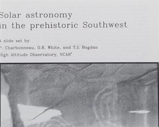S50  Slide Set by P. Charbonneau “Solar Astronomy in Prehistoric Southwest”	$23.95