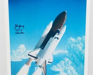 S64  Signed Autograph Of John Young STS 1,9	$19.95