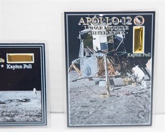 S65  Set of 2 Apollo 12 Lunar Module KAPTON FOIL	$47.95