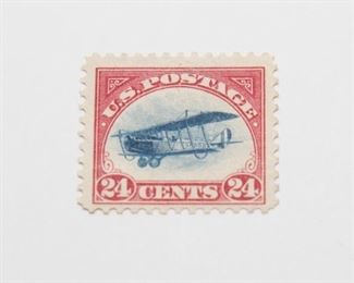 S82  1918 24 Cent Stamp C3 Curtiss Jenny	$44.95