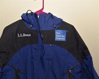 S42  Blue L.L.Bean Women’s Small The Weather Channel Jacket	$39.95