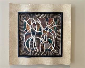 8. Pair of Contemporary Artworks (20'' x 20'')