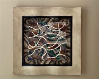 8. Pair of Contemporary Artworks (20'' x 20'')