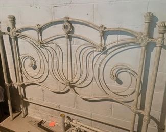 67. Queen Metal Bed Frame (56'')