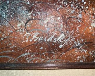 70. G Baidsley Oil on Canvas (28'' x 32'')