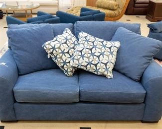 Denim Loveseat - LOVE!