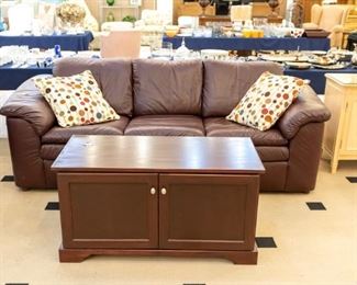 Leather FLEXSTEEL Couch!