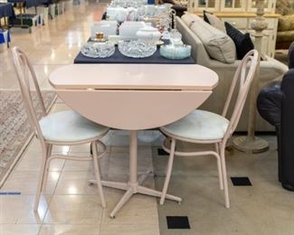 Pink Bistro Table and chairs!