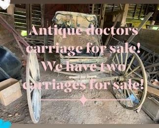 Not 1 but 2 antique carriages!!  PLUS-
farm equipment, bicycles, beautiful things too. We’ve got so much to sell. Lighten our load and take a gander see with me.  Distanced. Private.  Mask worn.  Call/text Steph at (518) 944-0256