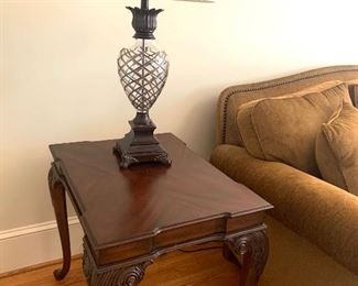 Pair of matching end tables by Ethan Allen