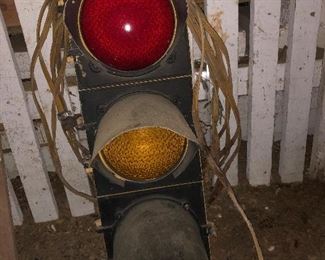 Traffic light for the man cave, it's in the barn!