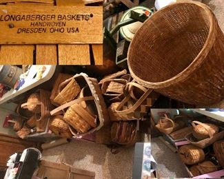 Many Longaberger Baskets