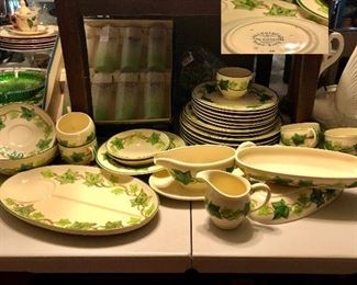 Vintage Franciscan ivy set made in CA