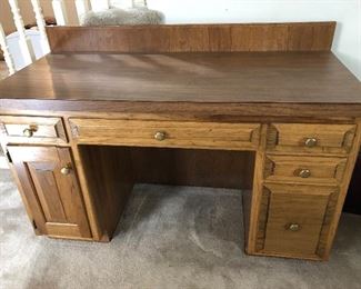 #21) $50 - Oak Desk. A little rough.