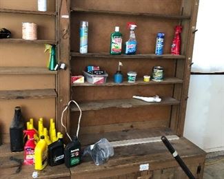 #23 A, B, C, D, E, F, G)  $50 Each - Wooden Display Shelving.  7 to choose from.  Some are light and some are dark.  47" W x 23" D x 78" H.