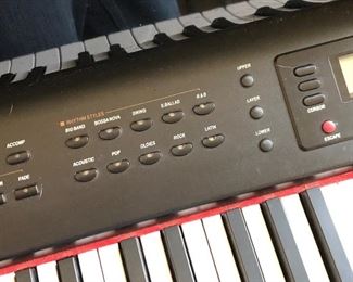 #32)  $400 - Suzuki GP-3 Mini-Grand Digital Piano with Bench.  In working order.  Plays well.  Many electronic settings.  4 keys are lightly sticking.  