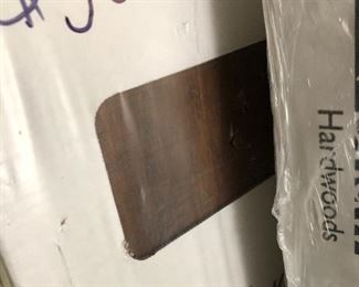 #38)  $50 - 2 Boxes Shaw hard wood flooring.  Dark Brown.  