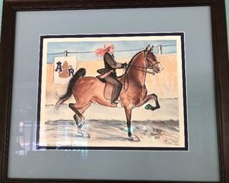 #39)  $150 - Signed Limited Edition Brenda Starr, famed cartoonist, litho by Dale Messick.  