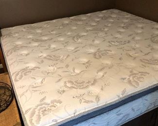 #42) $200 - Seeley posturepedic king size mattress and box springs.  Smoke free home.