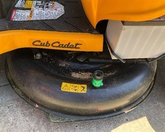 #48)  $895 - Cub Cadet CC30 (30") 382cc Rear Engine Riding Mower.  3 years old.  Used for two mowing seasons.  In great condition.  Clean