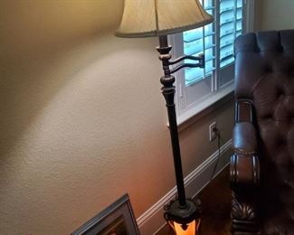 Floor Lamp.  Notice the bottom Lights up as well