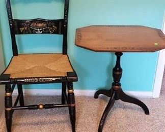 Antique Hitchcock Chair $30
