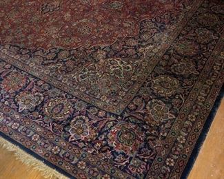 Antique Persian Kashan Carpet - 8 x 11 ft c.1935