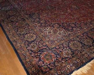 Antique Persian Kashan Carpet - 8 x 11 ft c.1935