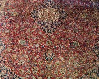 Antique Persian Kashan Carpet - 8 x 11 ft c.1935