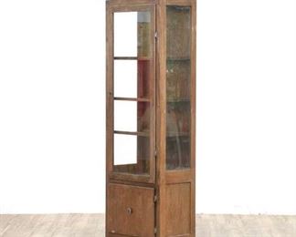 Antique American Provincial Curio Cabinet