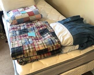 Twin mattress sets and linens