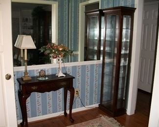 Console table and curio