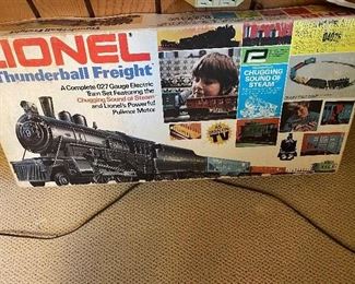 Vintage Lionel Thunderball Freight Train/Box