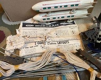 Vintage 1962 WHAMO Monorail(2) with Tracks, How to set up..Made to Last!!