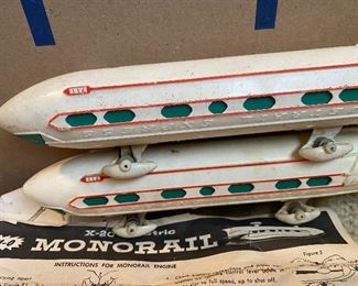 Monorail with the directions