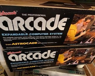 Vintage Arcade by Astrocade with NRFB (2) with Shipping Box