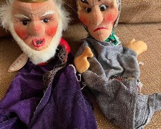 Vintage Kersa  German King/Queen? Puppets