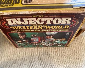 Mattels Injector western worlds/box 
