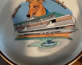 Grey Hound Ashtray Dog Racers