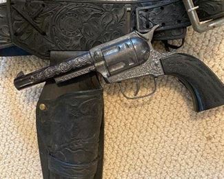 Vintage Mattel Pony Boy Cap Gun/Holster