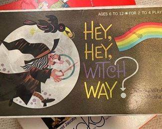 HEY HEY WITCH WAY? 1960's Vintage Board Game