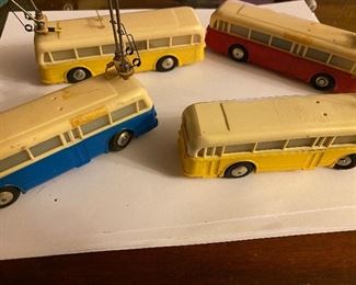 Vintage Schuco Western Germany Aristo Craft HO Scale Electric Trolley Bus System