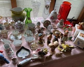 Hummels, Lenox Birds, Vases, Amberina