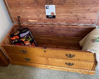 Mid Century Lane Cedar Blanket Chest