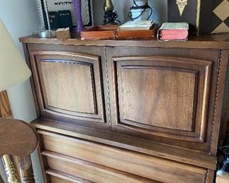 Mid Century Walnut High Boy