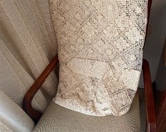 Vintage Hand Made Lace Table Cloth